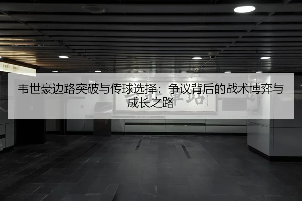 韦世豪边路突破与传球选择：争议背后的战术博弈与成长之路